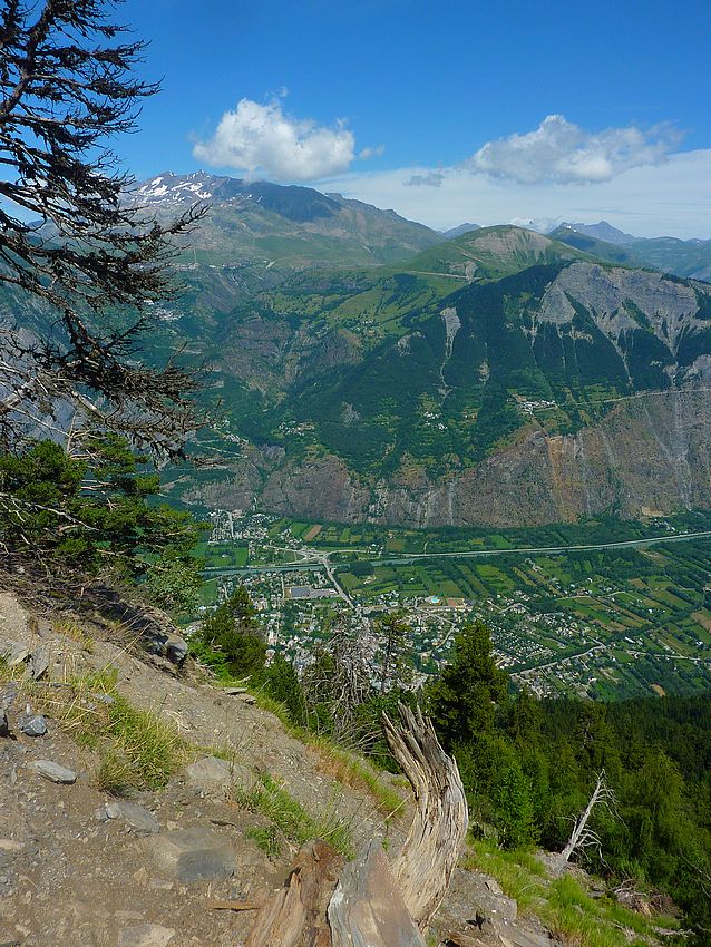 Col de Saint Jean : Les Rousses et la plaine de BDO en plongée