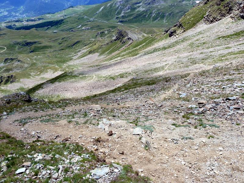 #9 Mt Fallère : Le sentier dans la face S Mt Fallère : Le sentier dans la face S