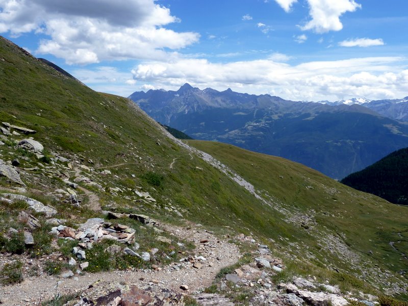 #13 Mt Fallère : Traversée face au Mt Emilius Mt Fallère : Traversée face au Mt Emilius