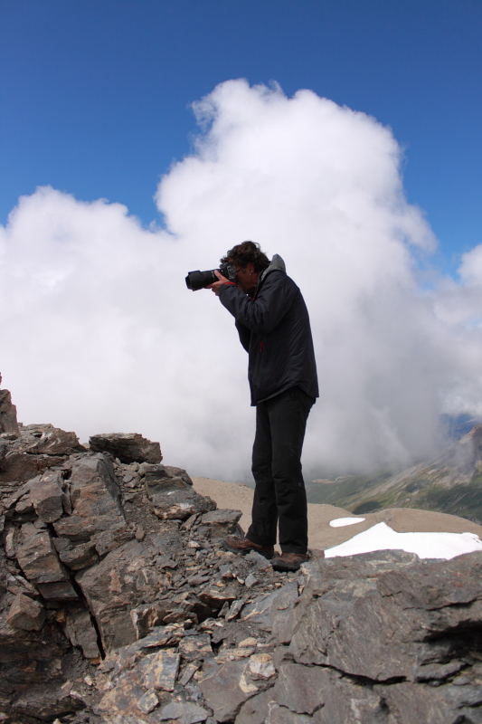 Y'en a un qui bosse... : Sympathique rencontre avec le photographe Christian Molitor qui prépare un livre sur le Mt Cenis