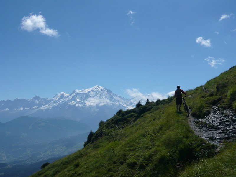 #3 Poussage sous Croisse Baulet : Face au Mont Blanc Poussage sous Croisse Baulet : Face au Mont Blanc