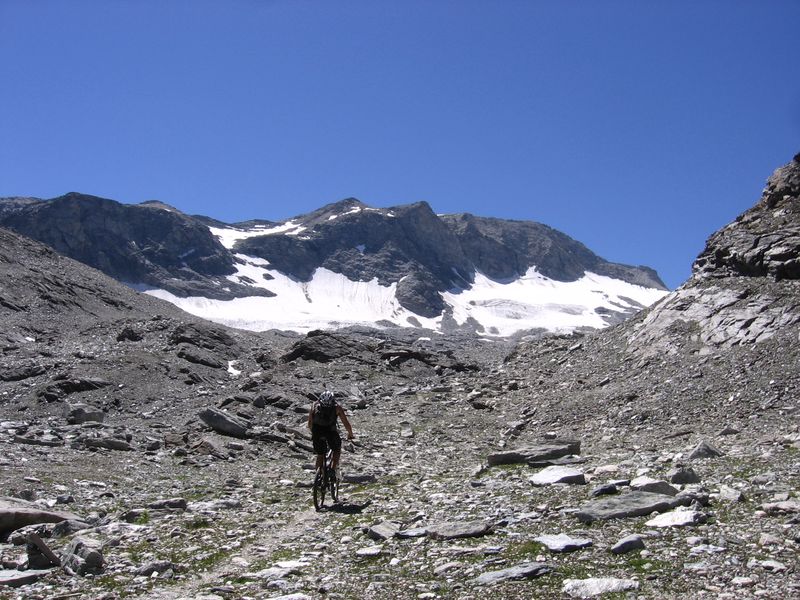 Glacier de Sommeiller : Il commence à être riquiqui...