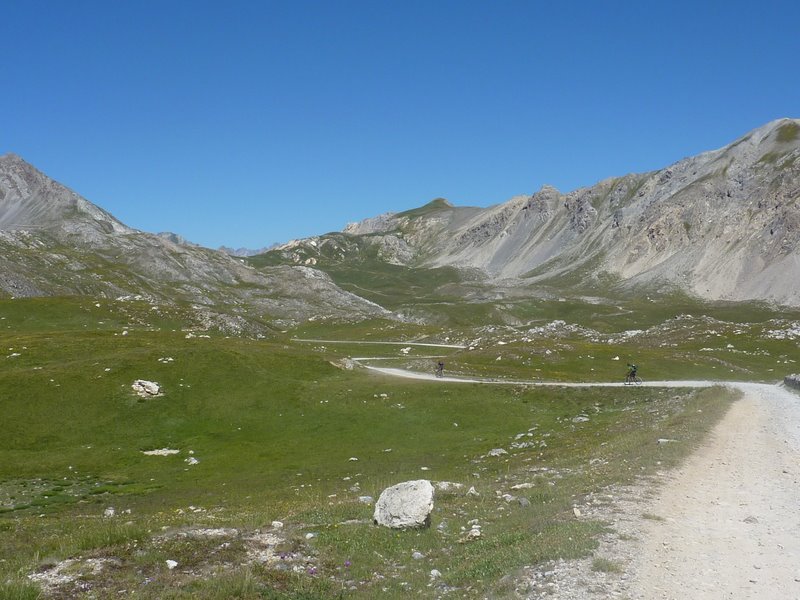 Descente à fond les ballons : La piste est rapide et peu fréquentée... C'est propice à la prise de vitesse !