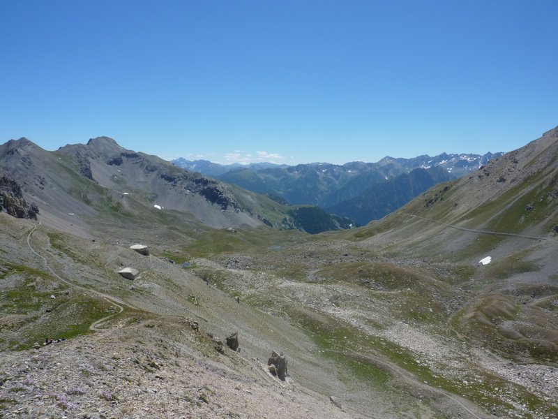 Vallon Oserot : Vu du col