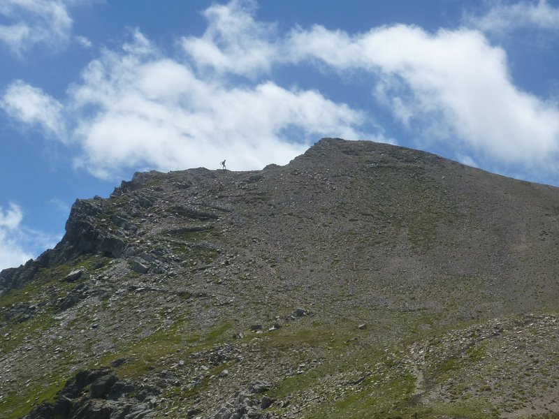 Cime des Blanches : Geux l'attaque par la gauche, je préfèrai la droite.