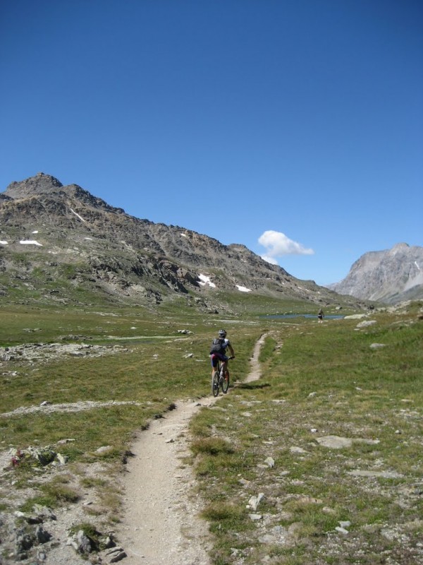 #5 Vallon de l Vallon de l'Ubaye : Longue descente sur Maljasset, tantôt roulante....