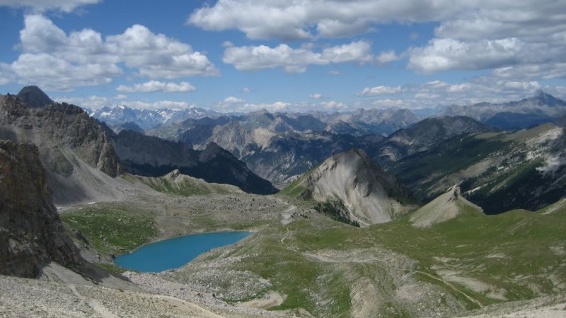 #7 Descente sur ceillac : Vue du col Girardin. Descente sur ceillac : Vue du col Girardin.