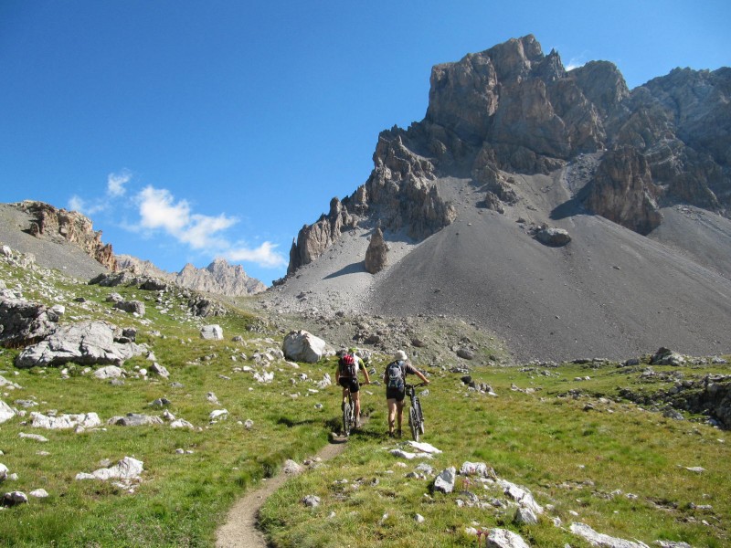 montée au pas de la Couletta : ça roule...ou pas