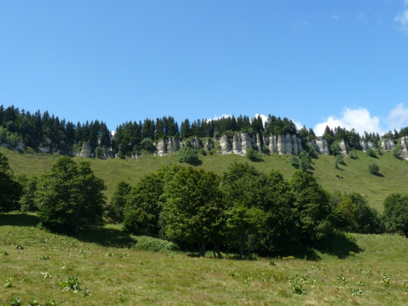 #7 Plateau de la Molière : les crêtes au niveau du Pas de l Plateau de la Molière : les crêtes au niveau du Pas de l'Ours.