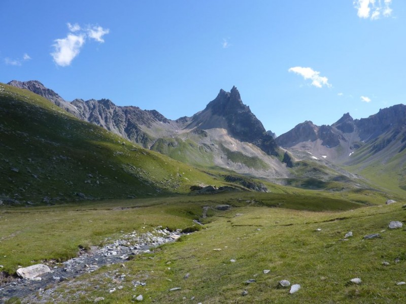 #33 Col des Plagnettes : Vu depuis la remontée au Pas des Griffes Col des Plagnettes : Vu depuis la remontée au Pas des Griffes