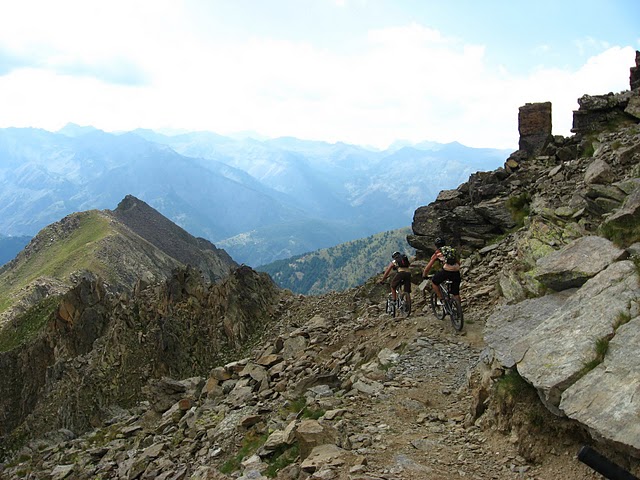 Rabuons : passage chaud avant le lac du rabuons