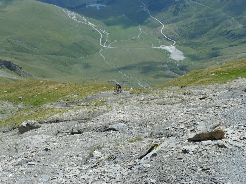 #16 Tete Blanche : Descente sous le refuge Tete Blanche : Descente sous le refuge