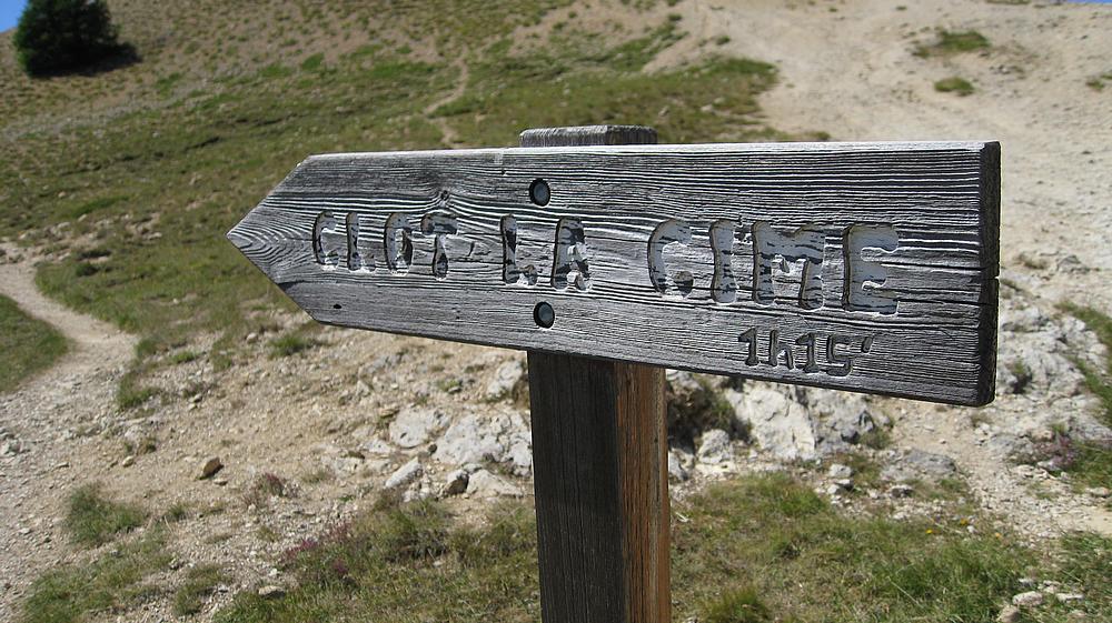 Tout est indiqué : depuis le col d'Izoard