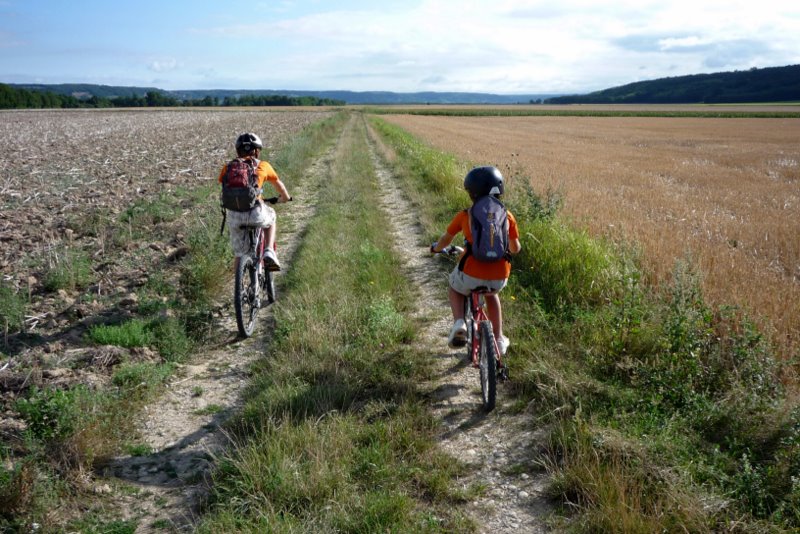 Plaine agricole : Quelques portions plates vite roulées.