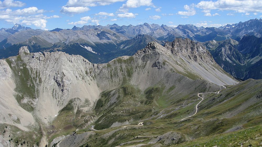 col de Furfande du haut : et sa piste...