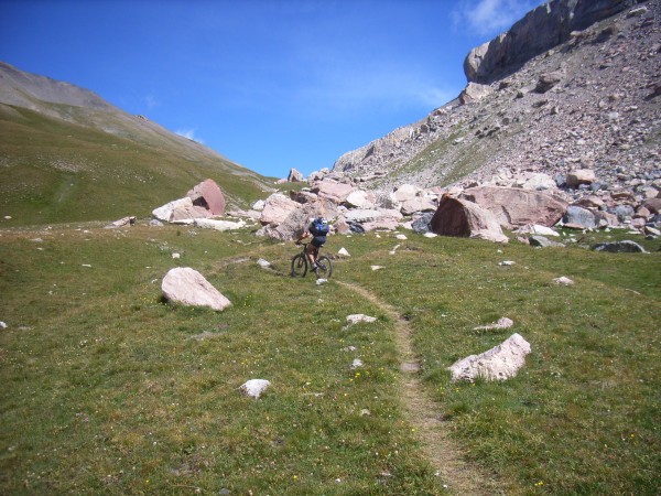 #67 Col de Serenne : Dans l Col de Serenne : Dans l'alpage après 500m de portage immonde