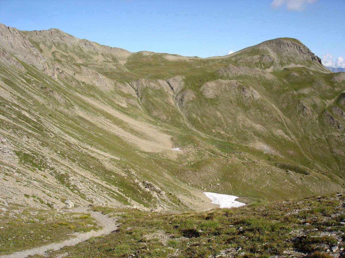 #7 Pointe de Pémian : et un beau névé Pointe de Pémian : et un beau névé