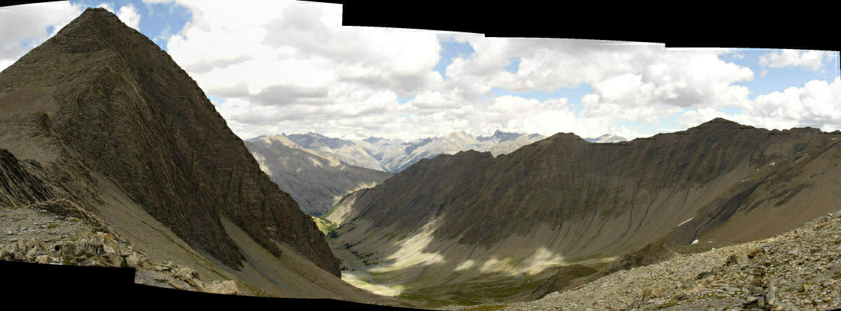 #18 Panorama nord-est : Grand Bérard, Chambeyron Panorama nord-est : Grand Bérard, Chambeyron
