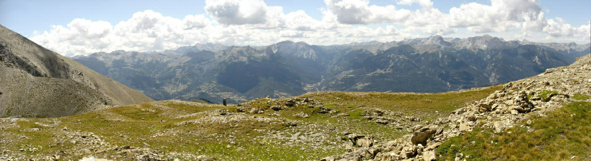 #14 Panorama vers le sud : Côté Ubaye Panorama vers le sud : Côté Ubaye