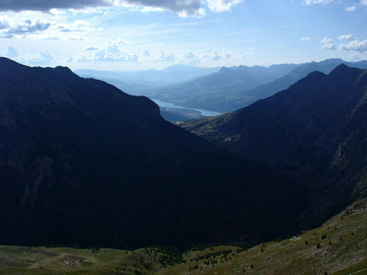 #26 Serre-Ponçon : vue du col de Girabeau Serre-Ponçon : vue du col de Girabeau