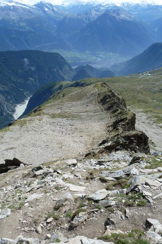 #7 Sparrhorn : Beau sentier mais ça se gâte fortement plus bas... Sparrhorn : Beau sentier mais ça se gâte fortement plus bas...
