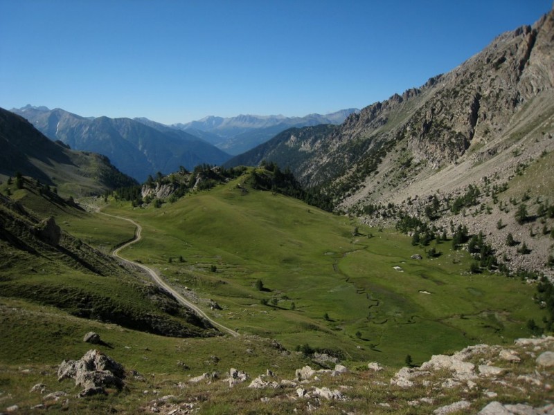 #8 Col St Antoine - Est : La piste du col du Lauzet Col St Antoine - Est : La piste du col du Lauzet