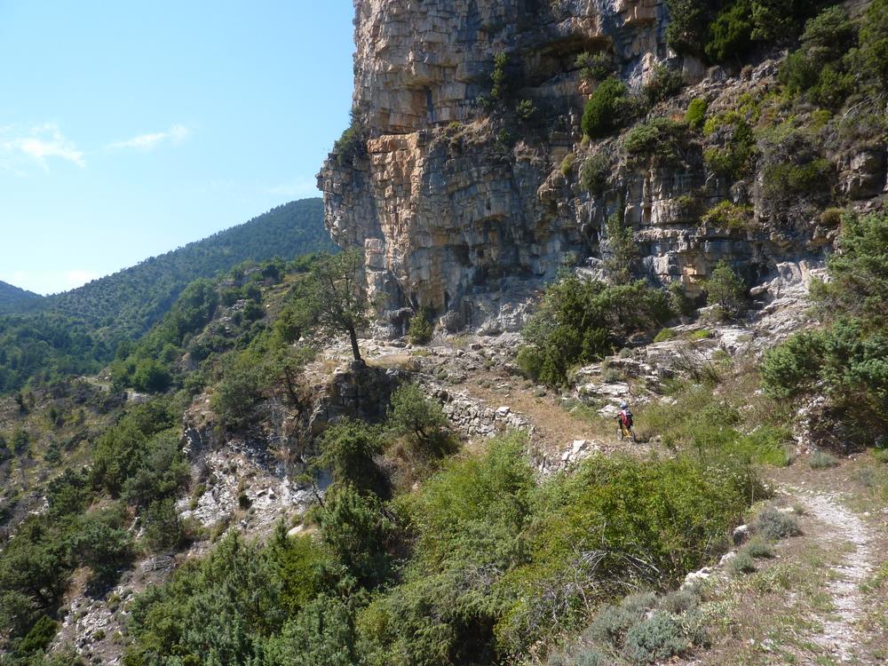 Traversée peu roulante : Poussage/pédalage