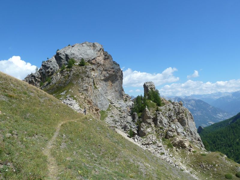 #5 Le Peyron : Point de repère pour rejoindre le col de Tramouillon Le Peyron : Point de repère pour rejoindre le col de Tramouillon