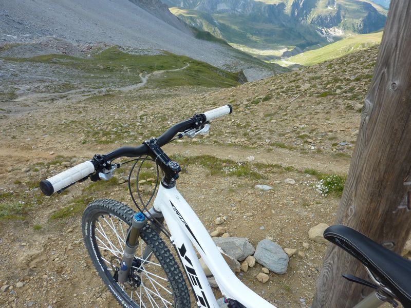 col de la Roue : Versant français