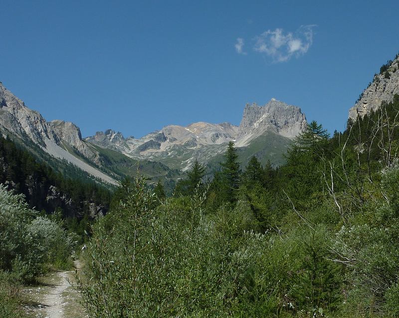 Vallée Etroite : coup d'œil dans le rétro