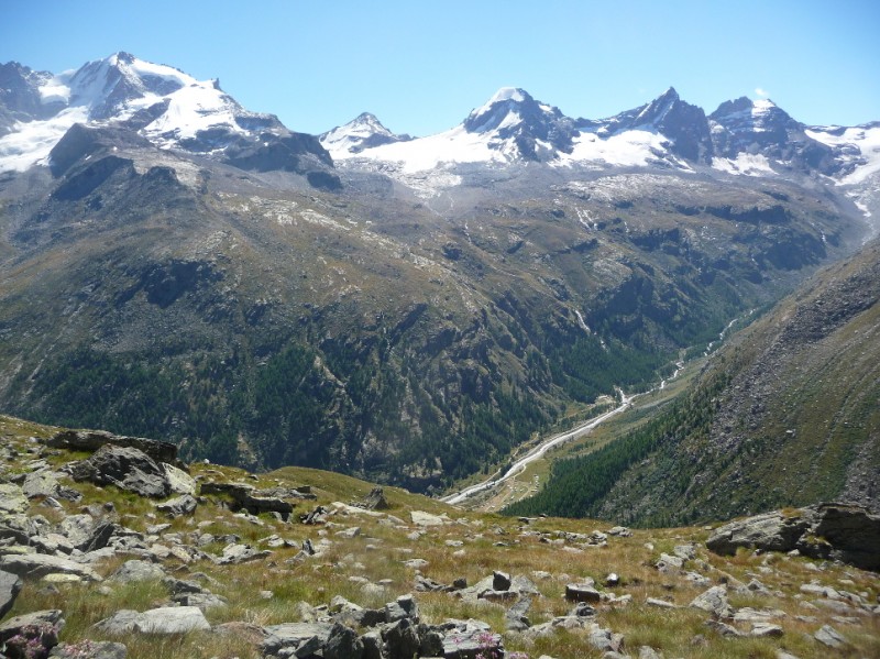 Mont Taou Blanc : Pont en bas, Gd Paradis, Tresenta, Ciarforon, etc.