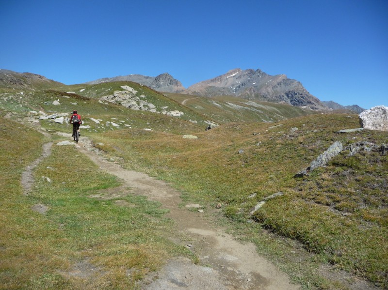 Mont Taou Blanc : Ca roule, et le sommet en vue tout au fond...