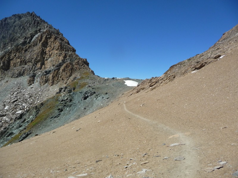 Mont Taou Blanc : Sous le col !