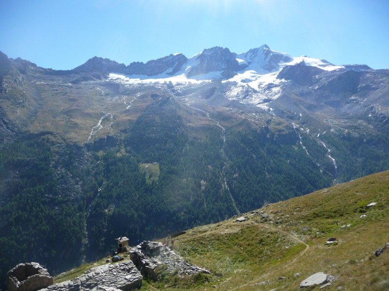 Mont Taou Blanc : A Meyes-Desot, la vue sur le Gd Paradis !