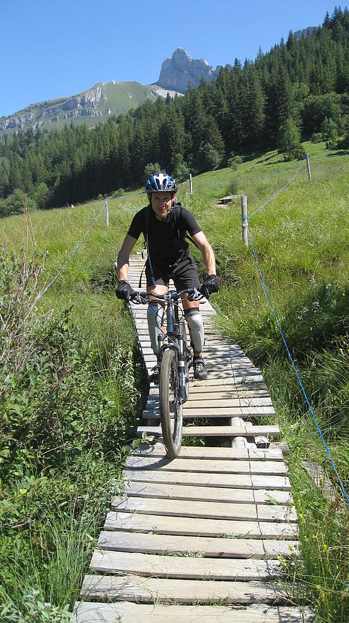 #6 Passerelle : avant d Passerelle : avant d'arriver sur la Bergerie de la Fauge