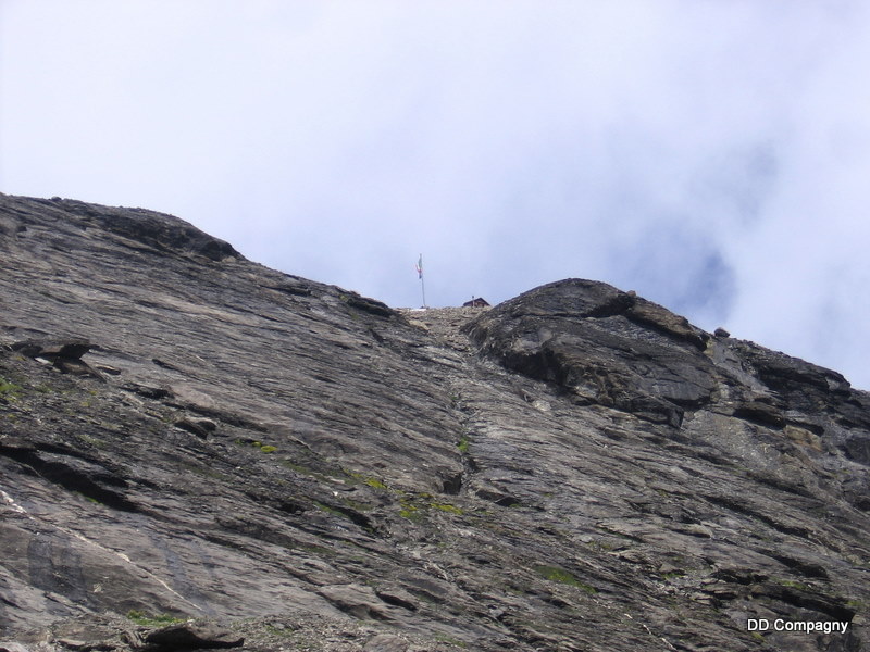 Refuge Chiarella(2982m) : La montée au refuge se défend bien!