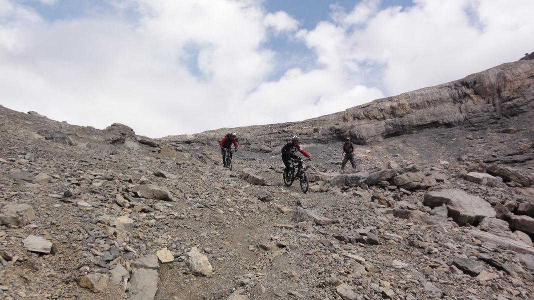 Descente de la Mortice : Tranquille le verrou du haut !