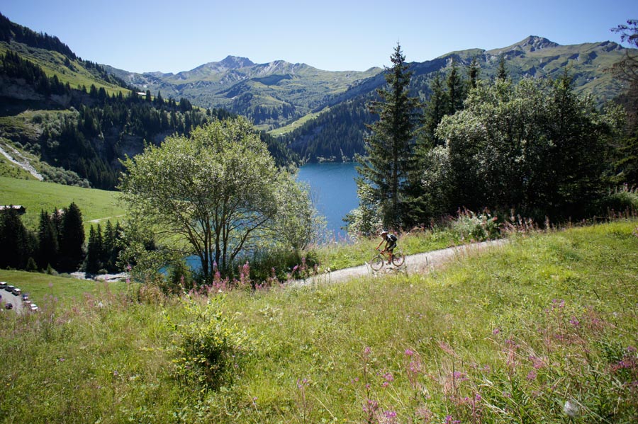 très roulante cette descente : Un peu d'asphalte de temps en temps, ca fait du bien; pas trop non plus