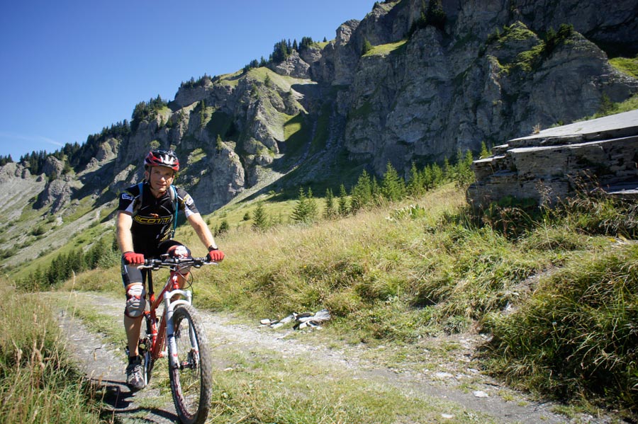 Au dessus du Col du Pré : plus roulant que la première bosse!