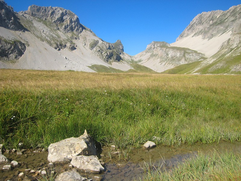 #5 Col des Aiguilles : Col des Aiguilles depuis le vallon des Aiguilles Col des Aiguilles : Col des Aiguilles depuis le vallon des Aiguilles
