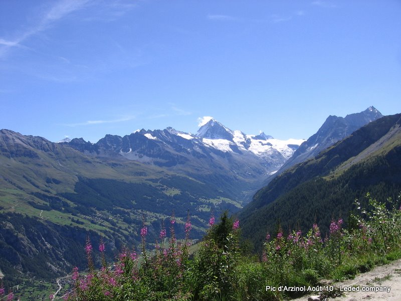Dent blanche : Le Val d'Hérens (Évolène)