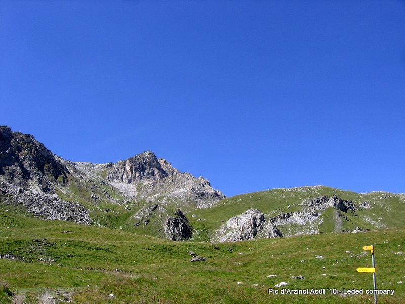 Pic d'Artsinol (2997m) : Dernier effort avant la récompense