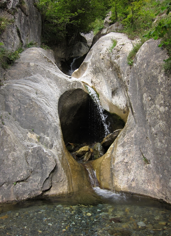 Canyon du Lauzeron : trop fraiche à mon goût, pas de baignade !
