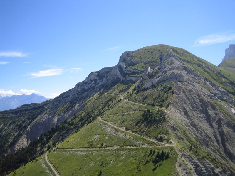 La piste sous l'Aiguille : tant redouté