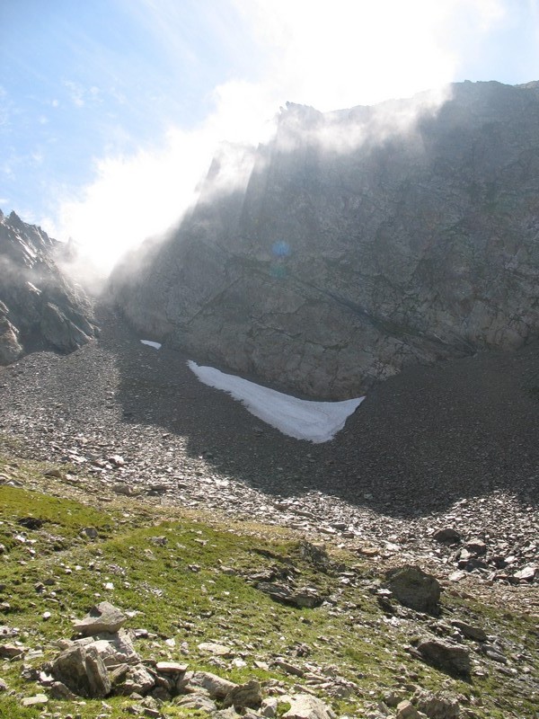 brume d'après midi : versant Nord