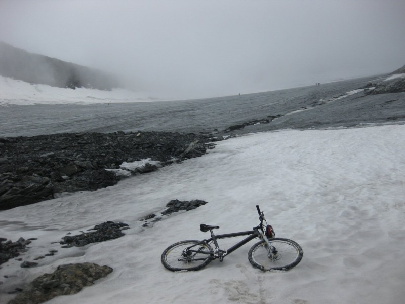 Glacier Lombard : Stop à 3100 mètres.