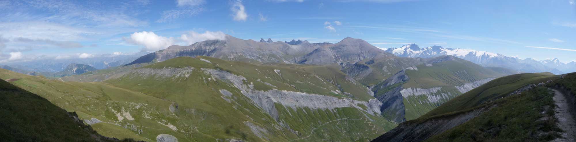 #5 Panoramique : Panoramique vers la reine Meije Panoramique : Panoramique vers la reine Meije