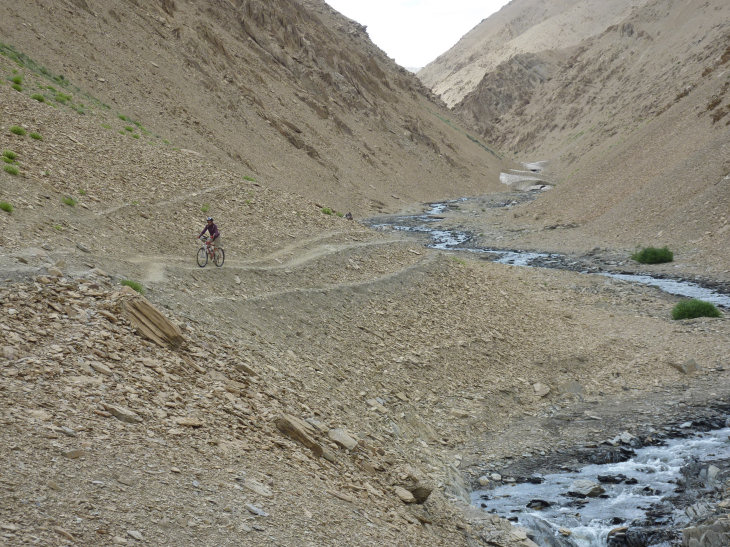 Sous le Hanuma La : En descendant du hamuna La (4700 m).