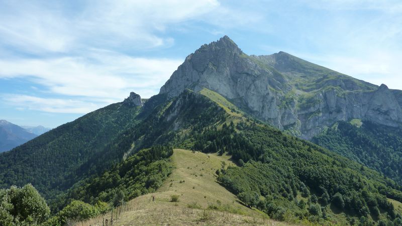 #9 Descente : Al slalome entre les bouses de vaches pour rejoindre la descente de Beaufin Descente : Al slalome entre les bouses de vaches pour rejoindre la descente de Beaufin