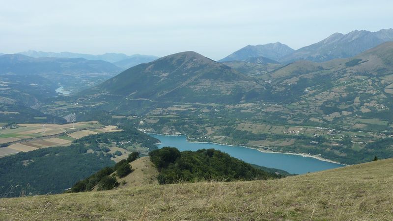 #8 sommet de la Sambut : vue plongeante sur le lac du Sautet sommet de la Sambut : vue plongeante sur le lac du Sautet